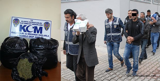 UYUŞTURUCU TACİRLERİ TUTUKLANDI