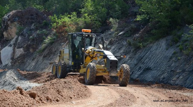 Uzunöz yolu genişletildi