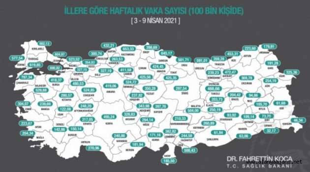 Vaka sayısında Antalya'da rekor artış