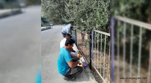 Velilerle birlikte okul rengarenk oldu