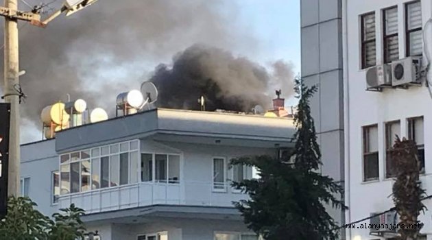 Yangın korku dolu anlar yaşattı