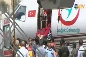 Yaralı polisler Türkiye'de