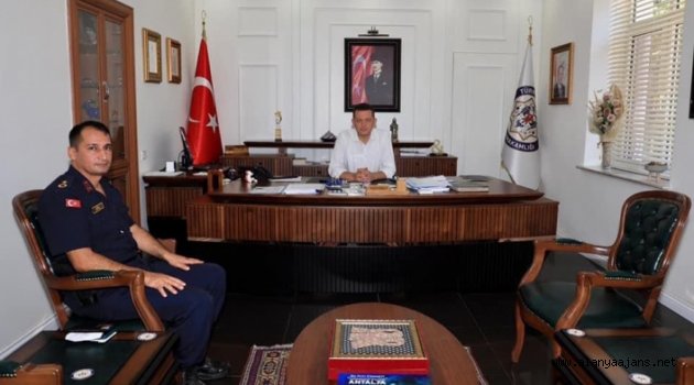 Yeni cezaevi komutanından kaymakam Ürkmezer’e ziyaret