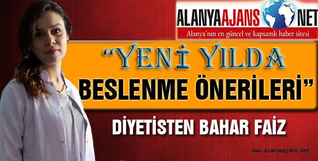 YENİ YILDA BESLENME ÖNERİLERİ