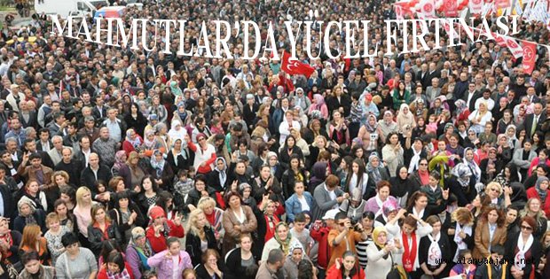 YÜCEL SEÇİM OFİSİNİ 5 BİN KİŞİYLE AÇTI