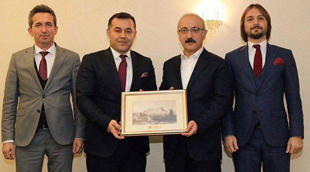 Yücel'den Bakan Elvan'a ziyaret