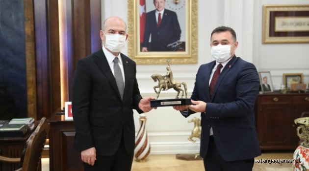 Yücel'den Bakan Soylu'ya ziyaret
