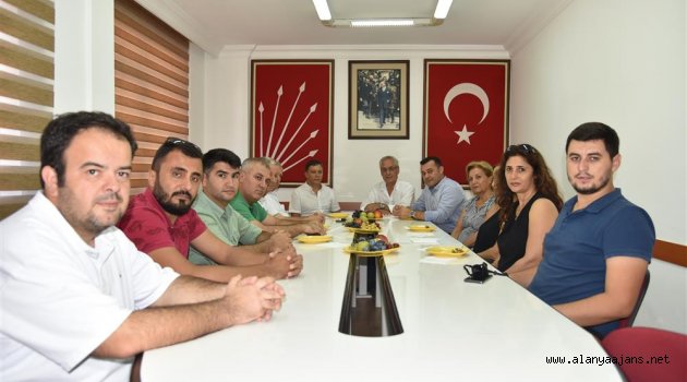 Yücel'den CHP'ye geçmiş olsun ziyareti