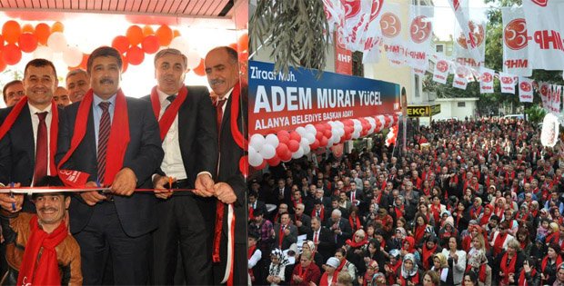YÜCEL'İ BİNLERCE KİŞİ BAĞRINA BASTI